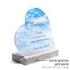 Plaque funéraire nuages 21 Plaquedeces.fr